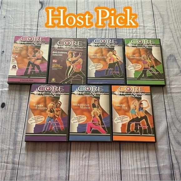 ✅2X Host Pick✅ Core Rhythms Latin Dance DVD Video Workout Sets - Picture 1 of 13
